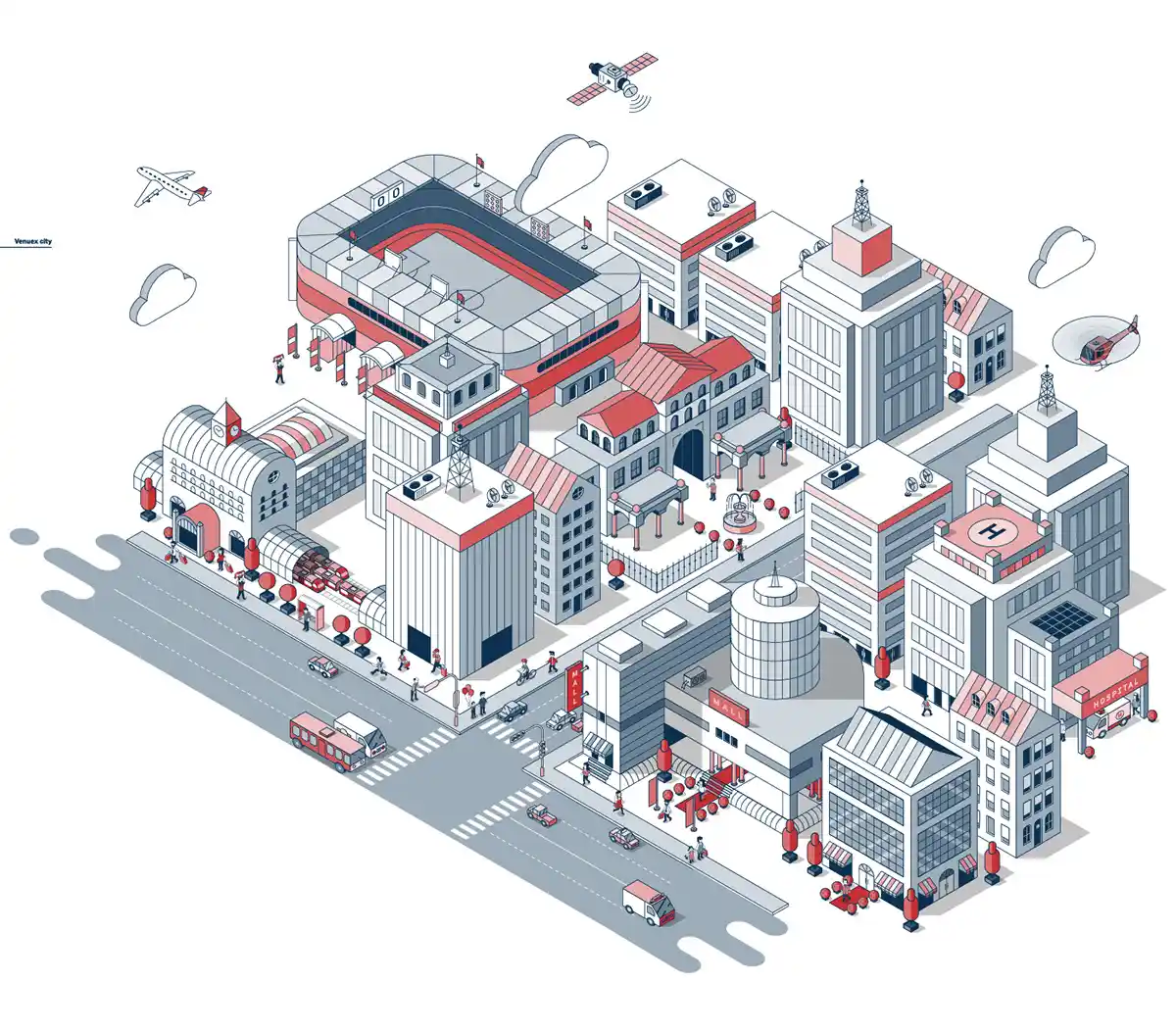 Isometric Architectural Drawing