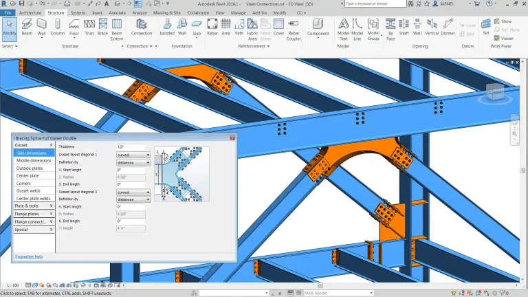 Steel Connection Modeling