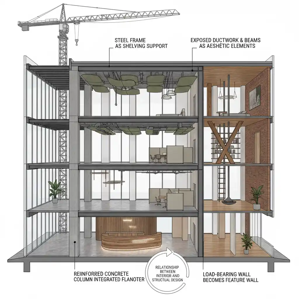 Relationship Between Interior and Structural Design
