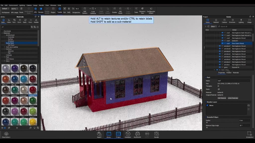 Rendering Engines and Output Settings