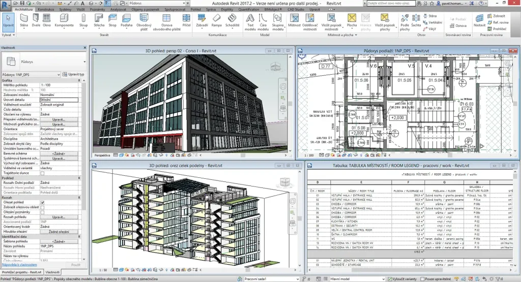 Revit BIM for design