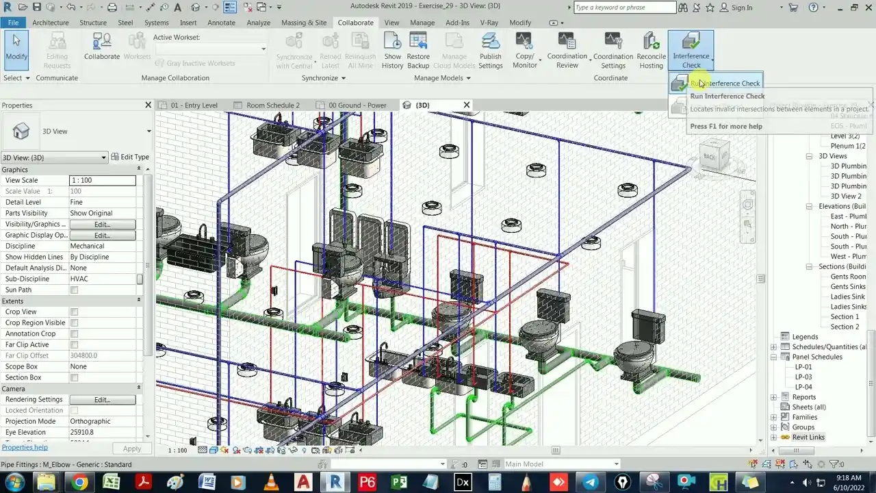 Revit MEP 3d