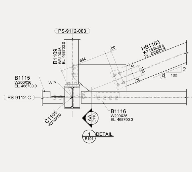 Steel Erection Drawings