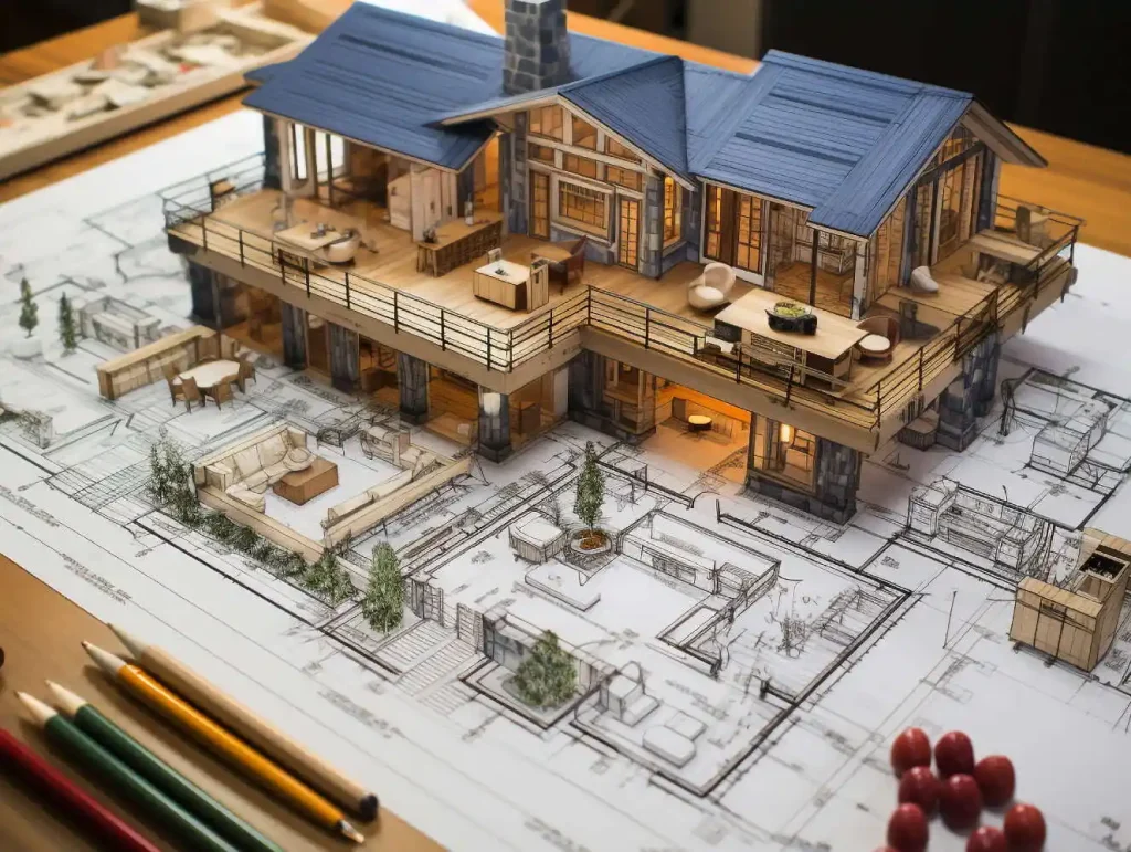 3D architecture modeling home