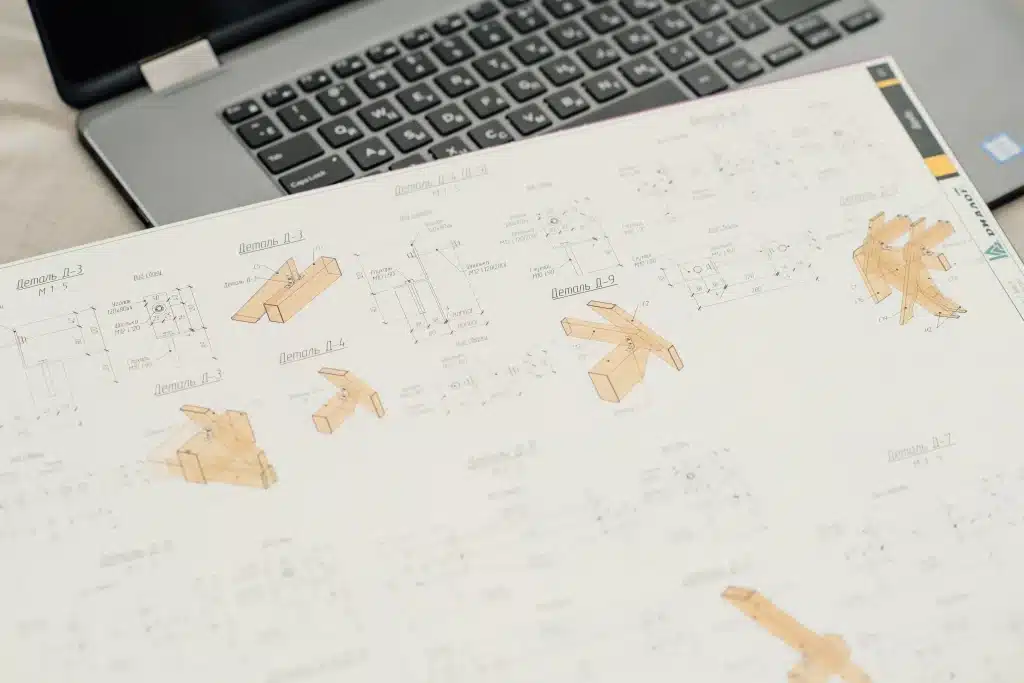 Fabrication-Ready Drawing with detailed shop drawings and component information