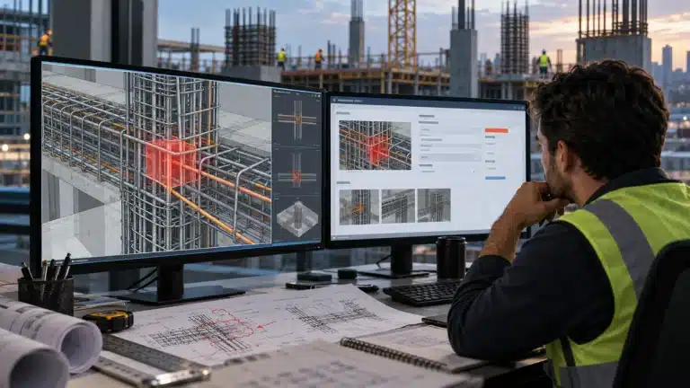 Managing RFIs during rebar detailing