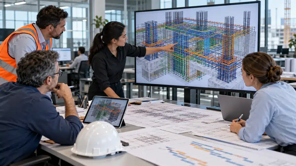 Rebar detailing team coordination and project capability review