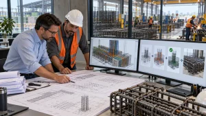 Rebar submittal workflow from detailing through approval